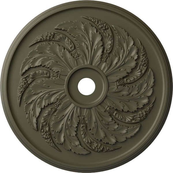 Ekena Millwork Sellek Ceiling Medallion (Fits Canopies up to 9"), Hand-Painted Witch Hazel, 42 1/8"OD x 1 7/8"P CM42SKWHF - main